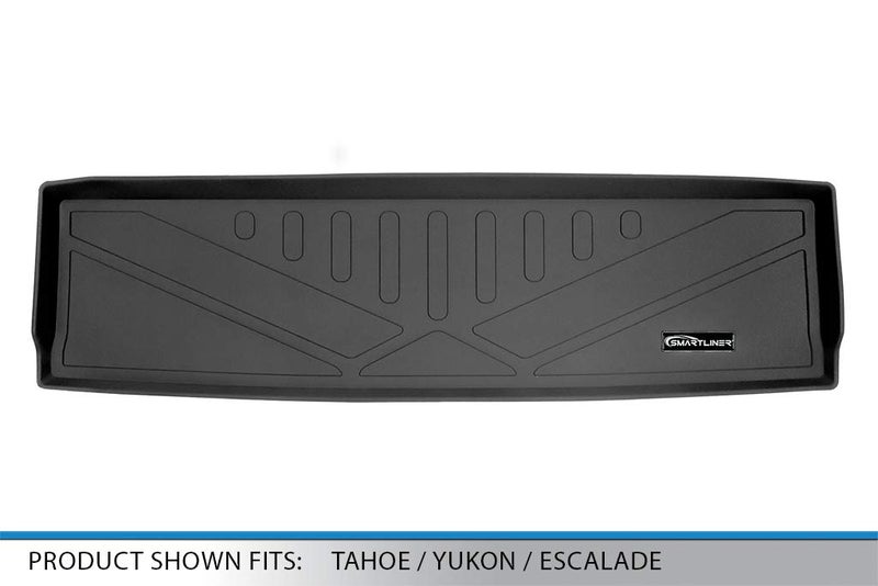 SMARTLINER All Weather Custom Fit Cargo Trunk Liner Floor Mat Behind 3rd Row for 2015-2020 Cadillac Escalade - Image 4